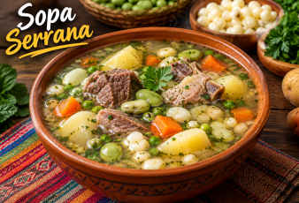 Receta de Sopa Serrana