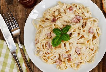 Receta de fetuccini a lo Alfredo