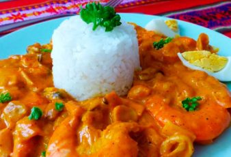 Ají de Camarones arequipeño