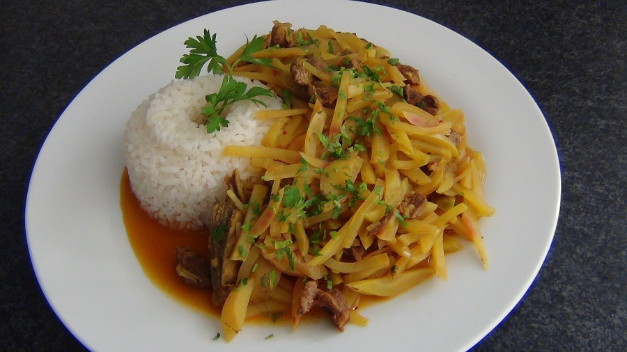 Receta de olluquito con carne, Recetas de Cocina, Recetas de Comida Peruana