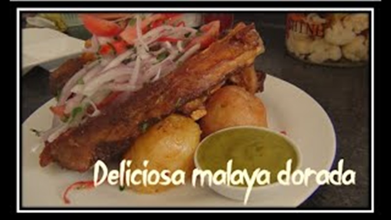 Receta Malaya dorada de res