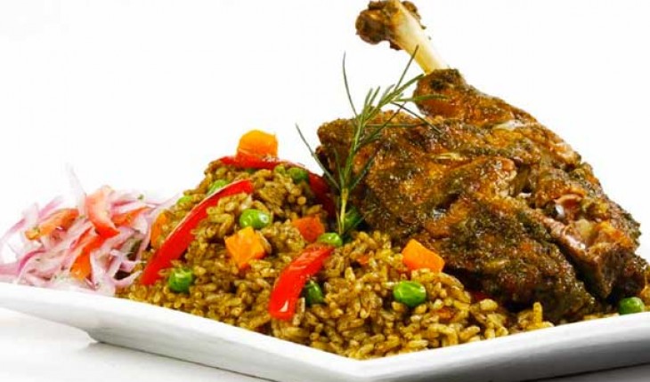 Receta de Arroz Colorado con pato