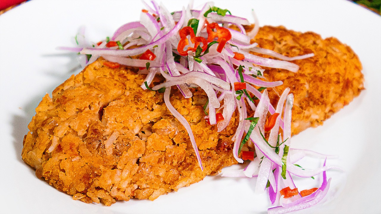 Receta de tacu tacu de frejol