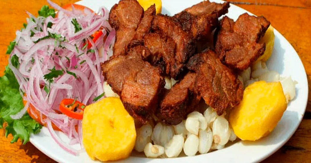 chicharrón de chancho arequipeño