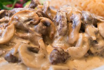 Receta de lomo strogonoff