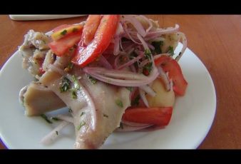 sarza de patas de cerdo arequipeño