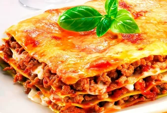Receta Lasaña con Carne de res